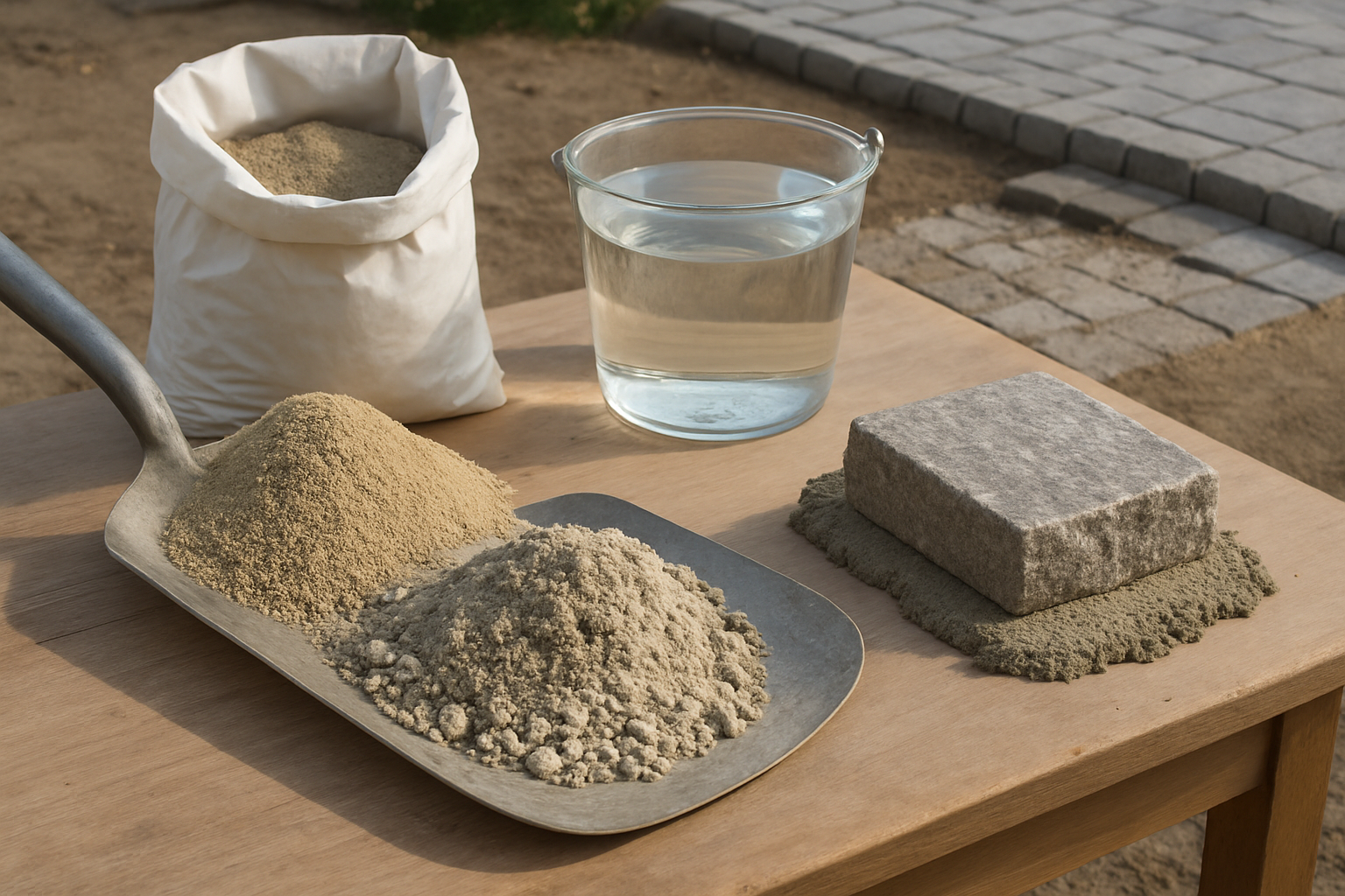 découvrez les matériaux essentiels et les proportions idéales pour le dosage du mortier maigre destiné à la pose de pavés, garantissant une fixation solide et durable.
