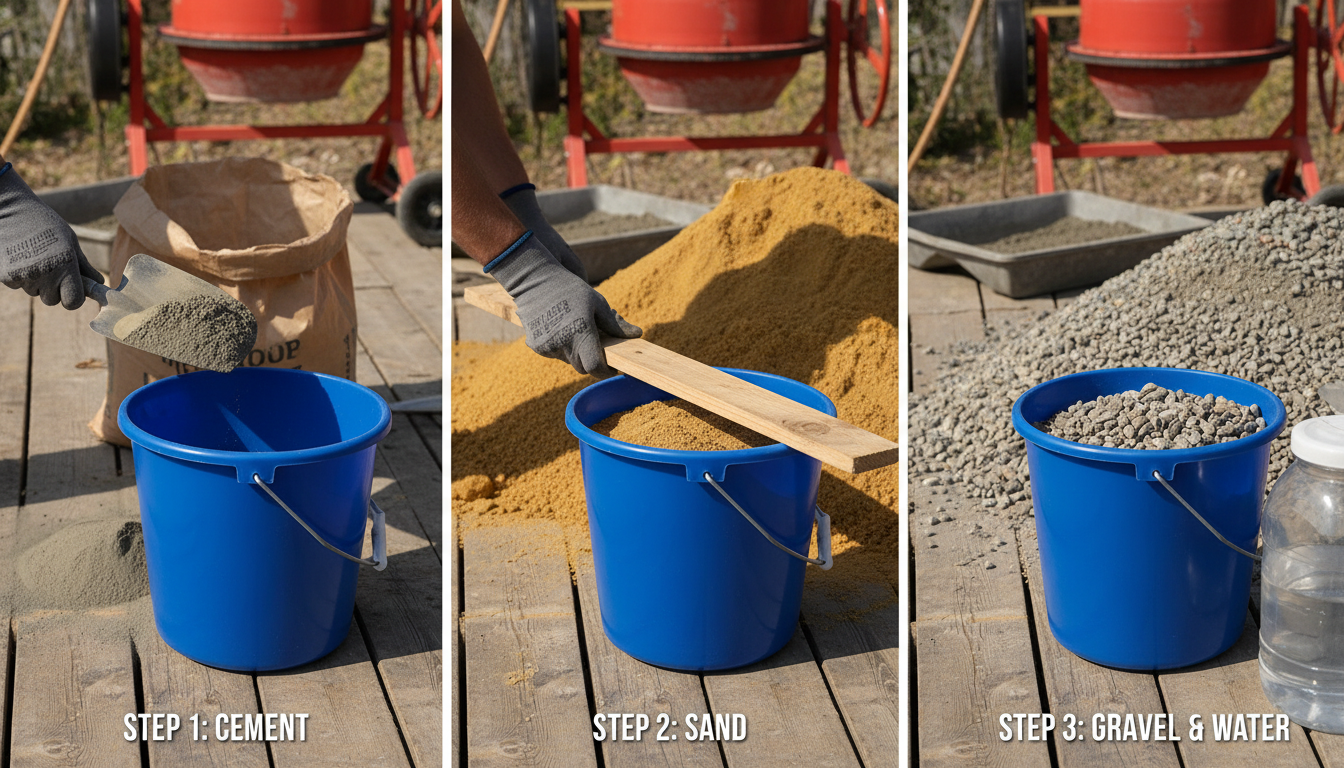 apprenez à doser le béton avec un seau pour obtenir un mélange parfait, grâce à des conseils simples et pratiques adaptés à tous vos travaux de construction.