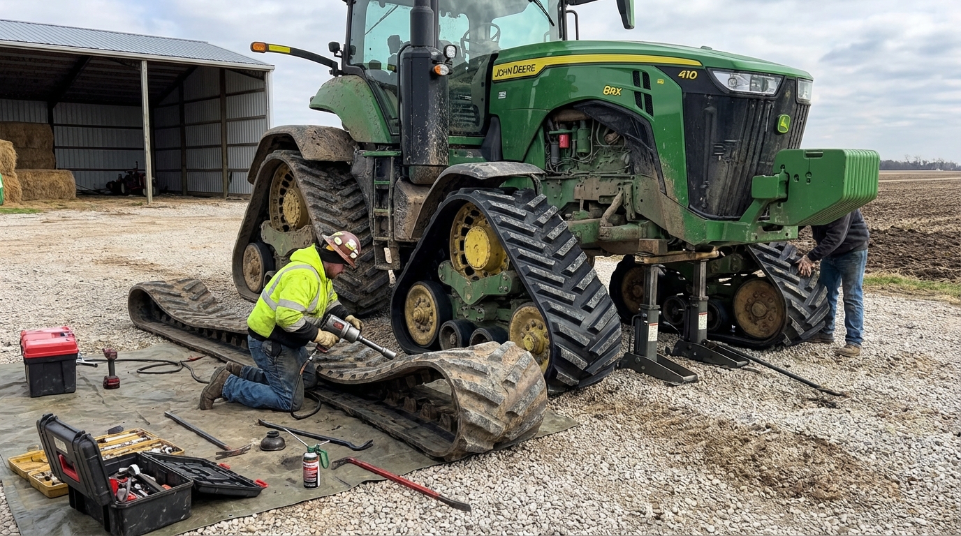 découvrez comment remplacer les chenilles de votre tracteur au meilleur prix grâce à nos conseils et offres exclusives pour un équipement performant et durable.