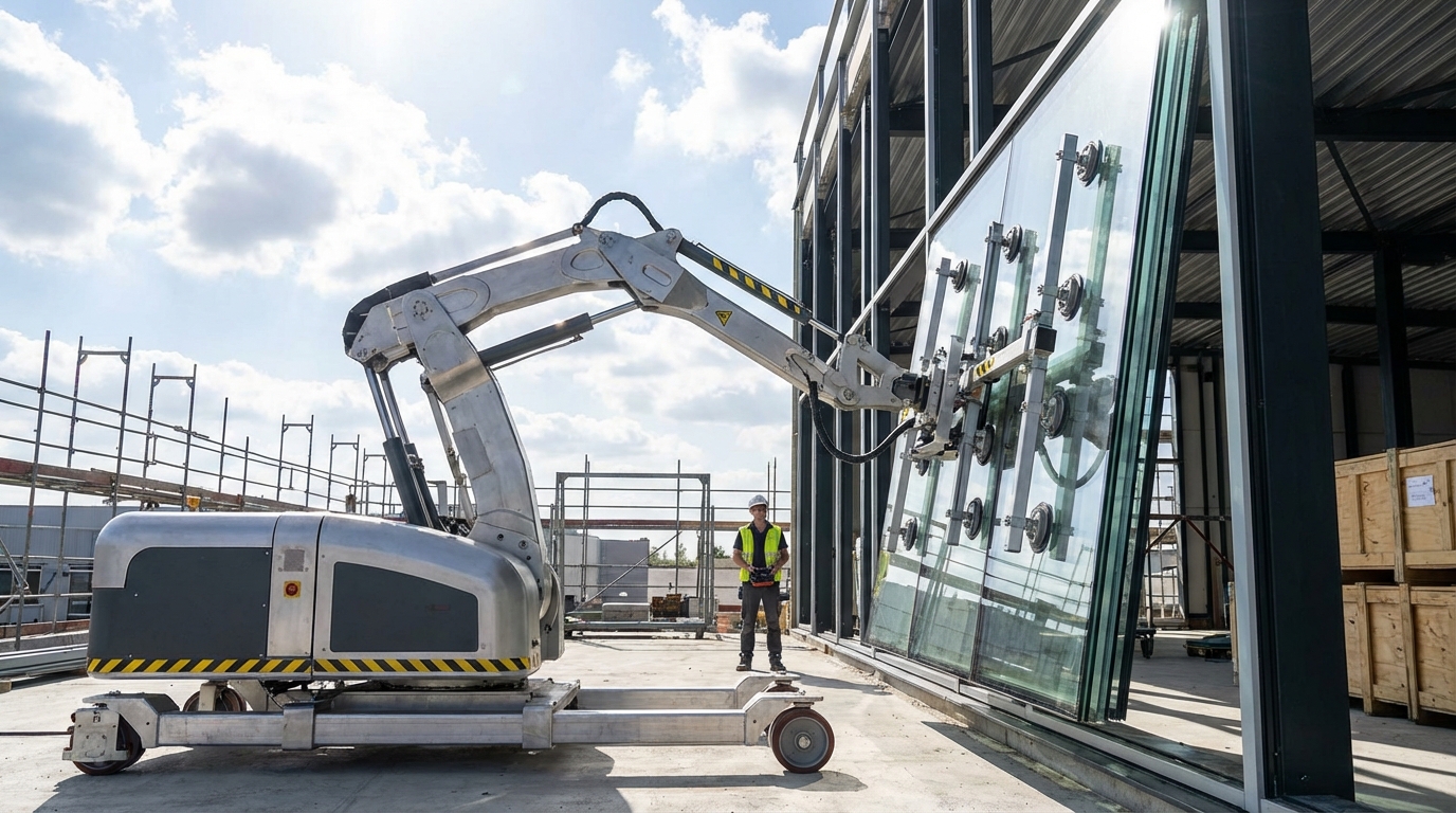 découvrez notre robot de pose vitrage, conçu pour une installation rapide et sans effort, garantissant précision et efficacité pour vos projets de vitrage.