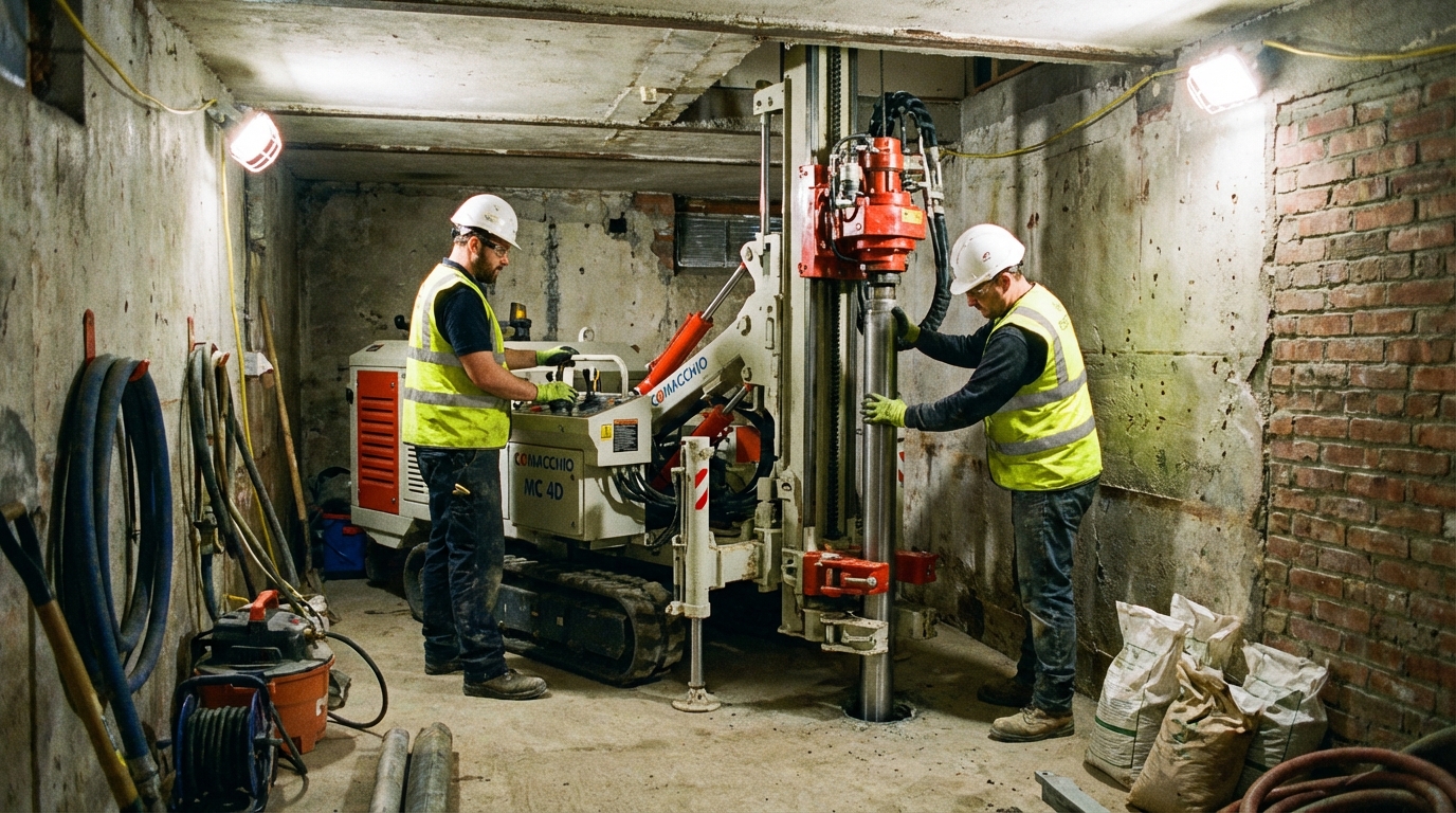 découvrez notre machine micropieux conçue pour les fondations spéciales en terrain difficile, offrant performance et fiabilité pour vos projets de construction complexes.