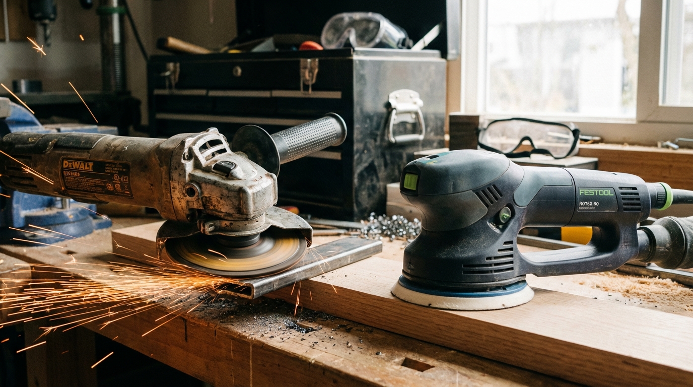 découvrez comment choisir entre une meuleuse et une ponceuse pour réussir parfaitement tous vos projets de bricolage et rénovation.